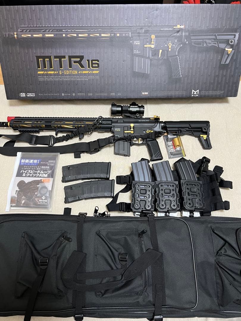 【美品】東京マルイ MTR16-g edition + 内部カスタム&装備一式