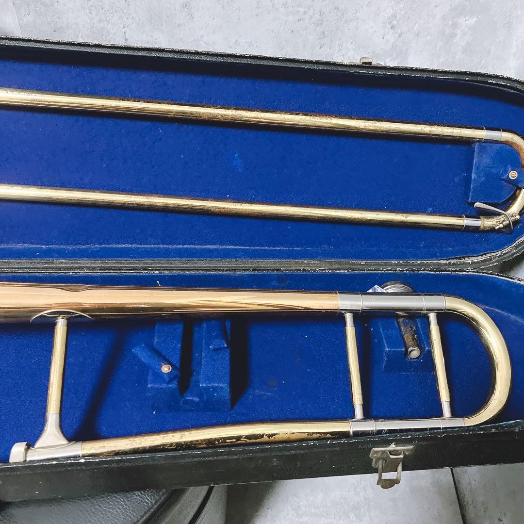 【希少】ニッカン インペリアル トロンボーン ハードケース マウスピース付属