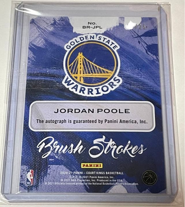 Jordan Poole サインカード /25枚限定