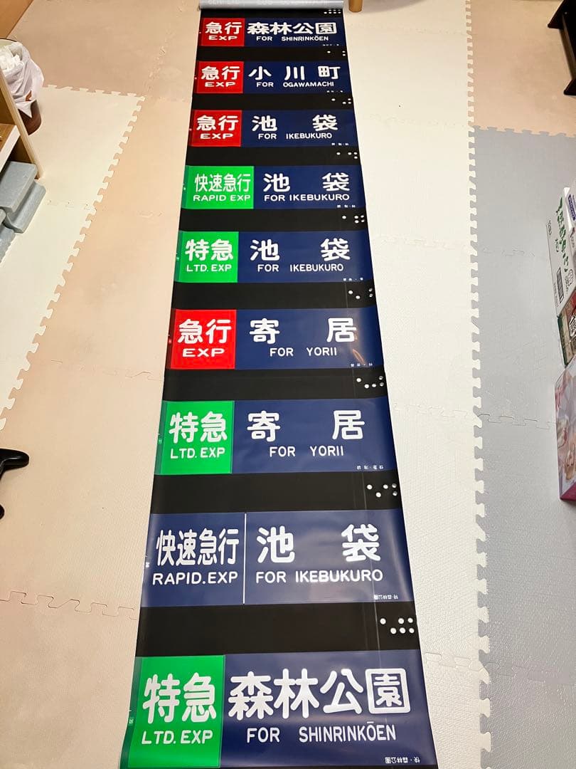 東武10000系 側面行先方向幕