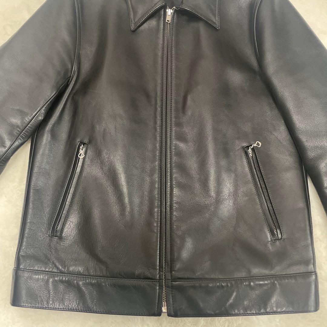 美品WACKO MARIA Lシングル ライダースジャケット 牛革 本革日本製