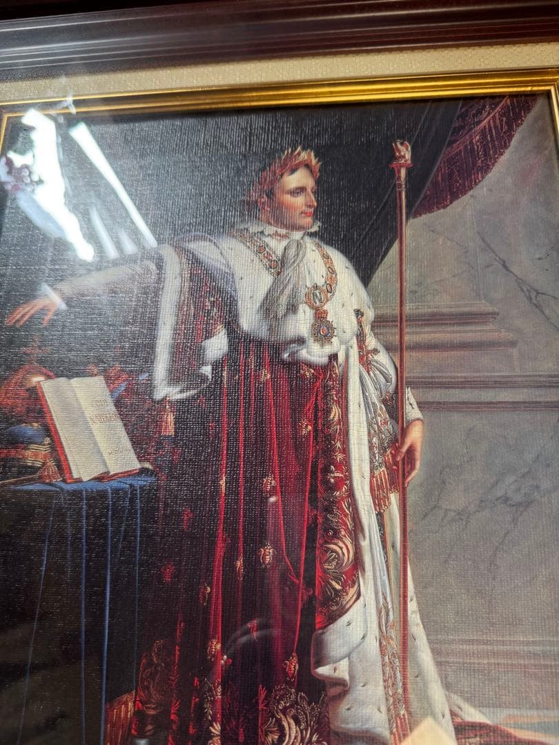 歴史的人物の絵画 豪華フレーム付き