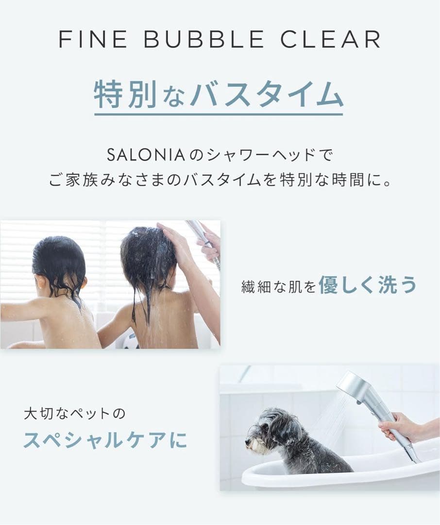 未開封】SALONIA ファインバブルクリア シルバー