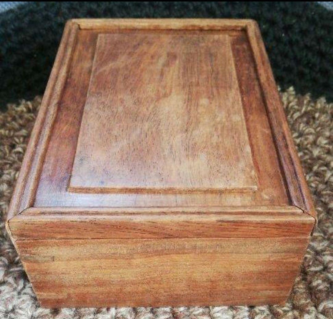 最終値下げ貴重中国骨董旧蔵した古董品書道具中国清の時代唐木黄壇印箱重たい硬木文箱