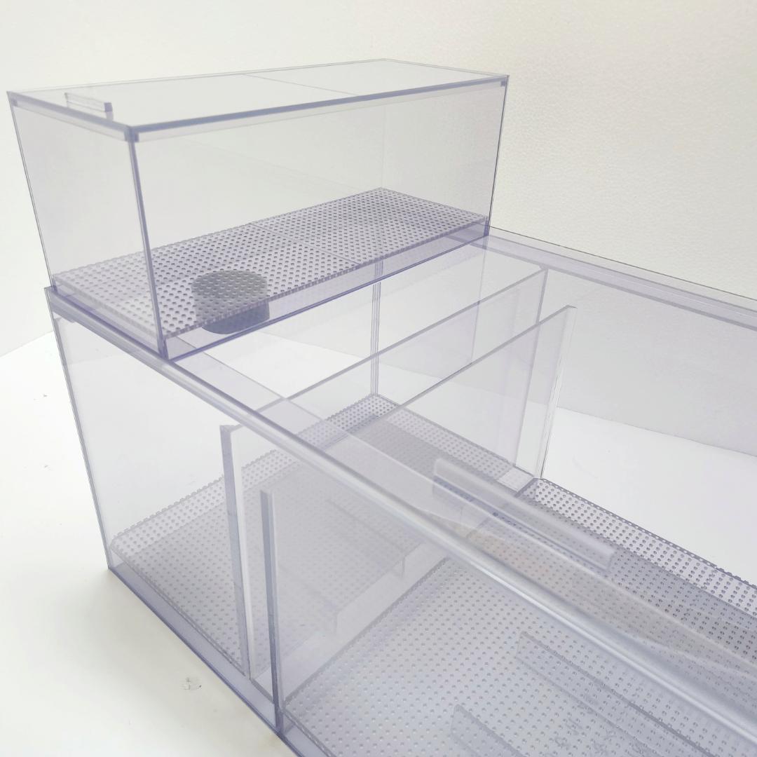 □国産5層式濾過槽□750×390×320h□オーバーフロー水槽用□