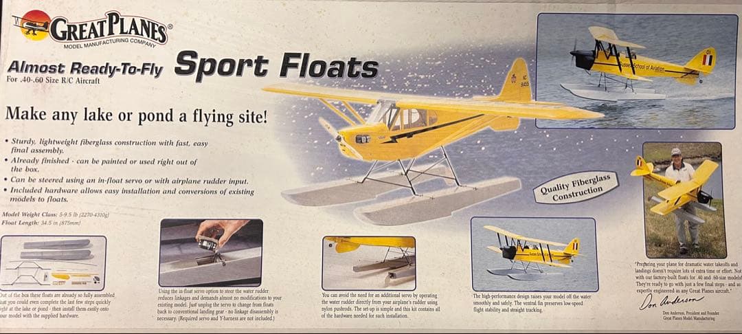 Great Planes Sport Floats 40-60サイズ