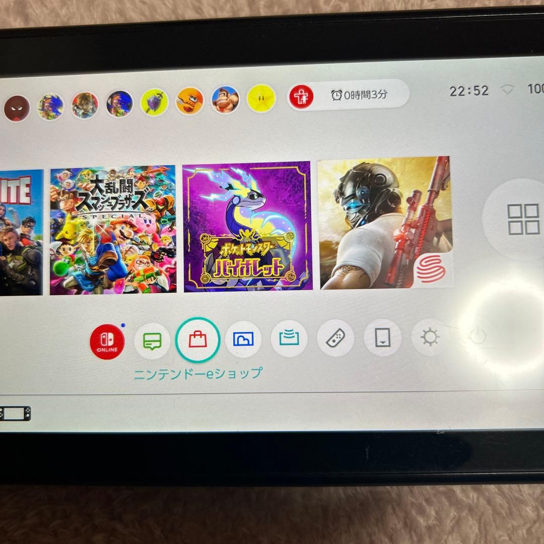h*e様 Nintendo Switch 本体 青/赤