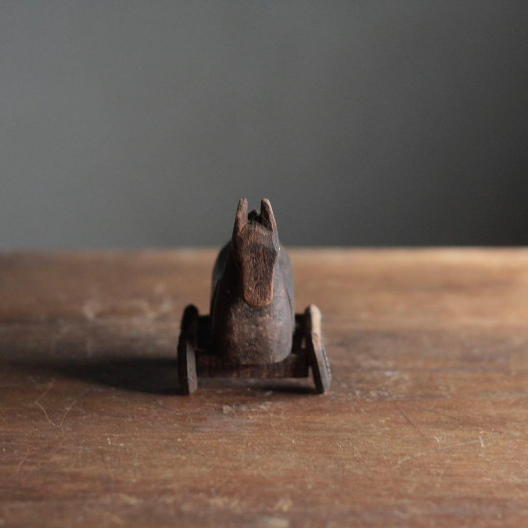 古い 木の 馬 古道具 アンティーク オブジェ ブロカント