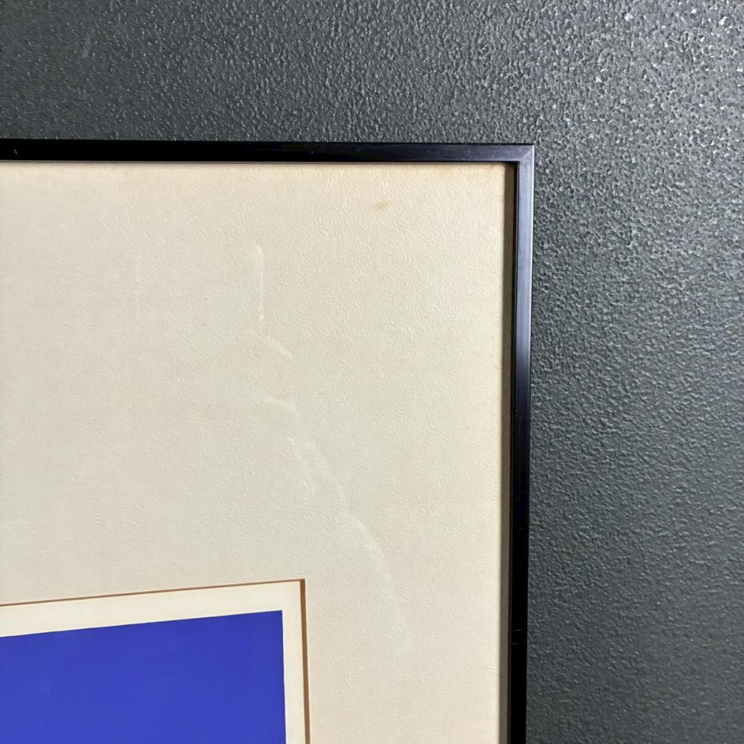 国武久巳「花」シルクスクリーン 直筆サイン入り 額装 グラフィックデザイナー