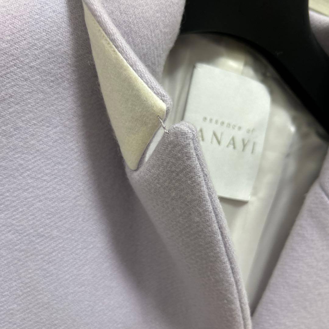 【専用】 新品タグ付き　ANAYI 薄紫 チェスターコート 36