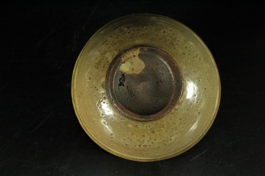 茶道具 真清水蔵六作 雲鶴三嶋 茶碗 桂又三郎 書付(K-YC559)