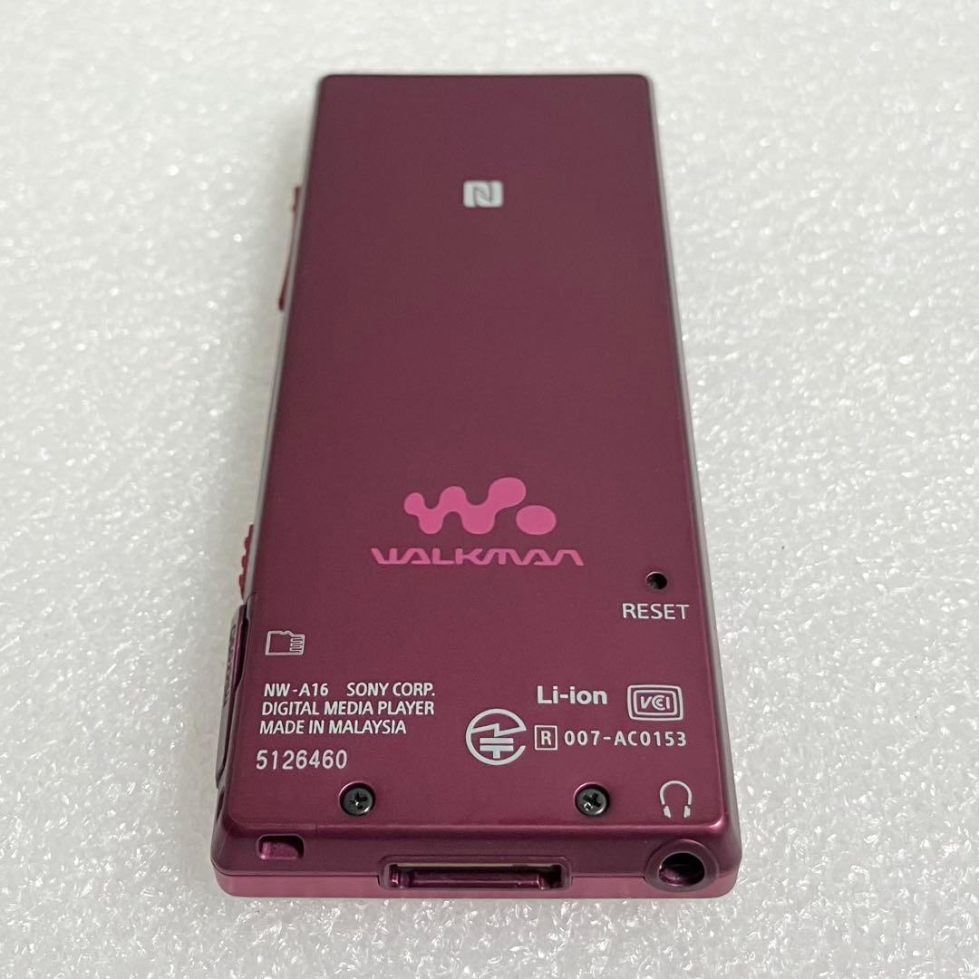 【バッテリー良好】　ソニー　ウォークマン　NW-A16 32GB ローズピンク