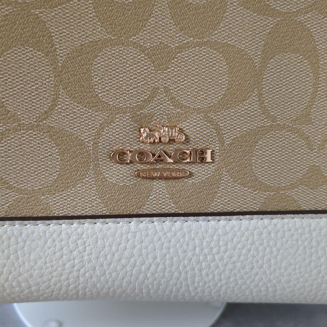 【新品】COACH　デンプシートート　シグネチャーキャンバス
