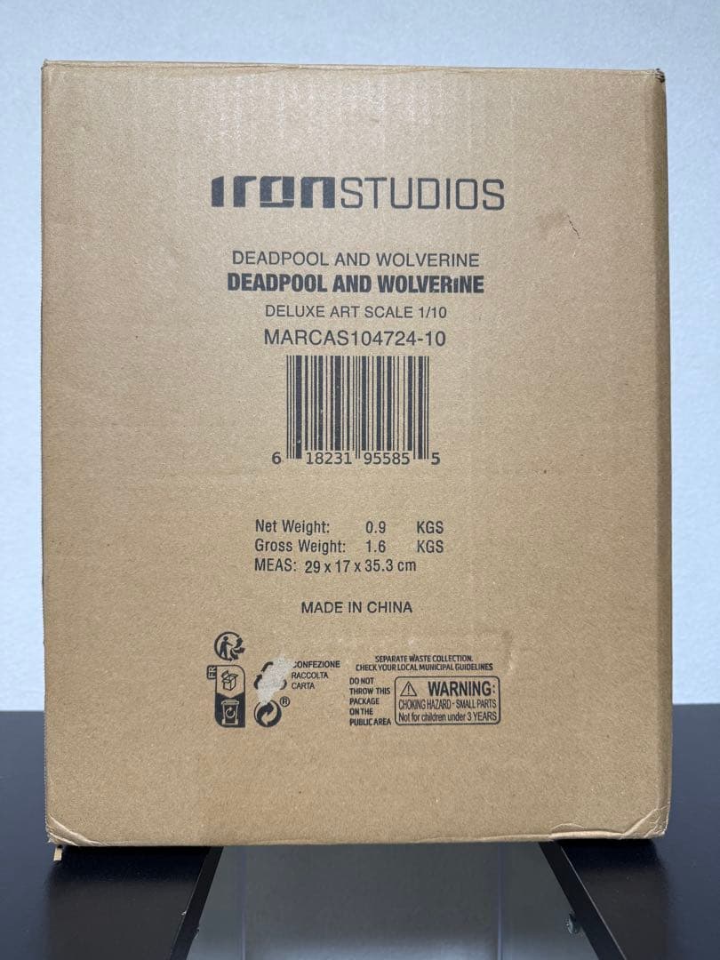 確認事項有 Iron Studios デッドプール & ウルヴァリン 1/10