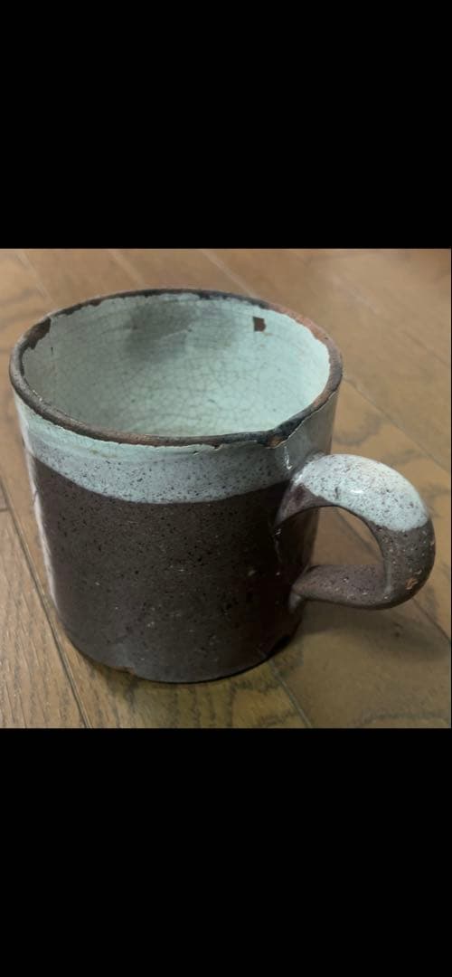 フランスアンティーク　キュノワールマグカップ(シードル用カップ)／CulNoir