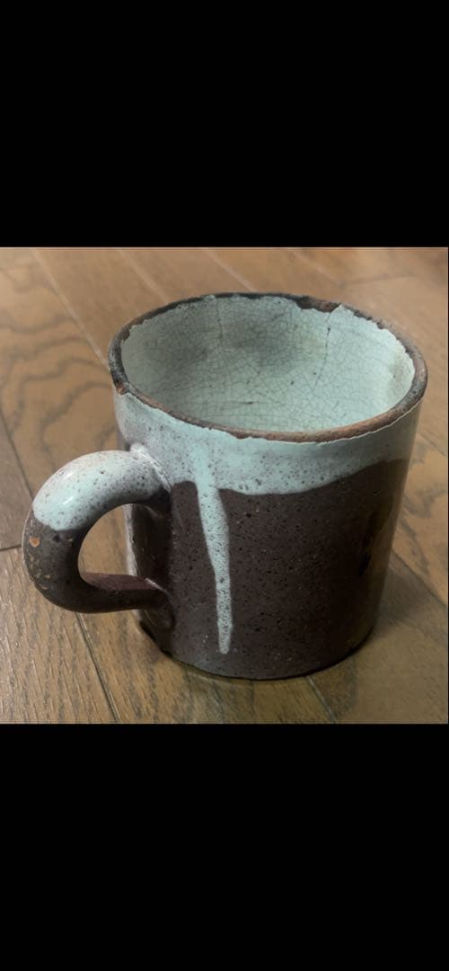 フランスアンティーク　キュノワールマグカップ(シードル用カップ)／CulNoir