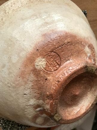 3031 萩焼 抹茶茶碗 田村悟朗作 小迫窯 茶道具 共箱、共布、栞