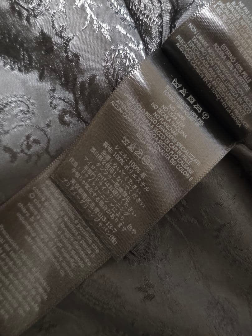 Pretty Green 黒 レザー シングルライダースジャケット サイズ2羊革