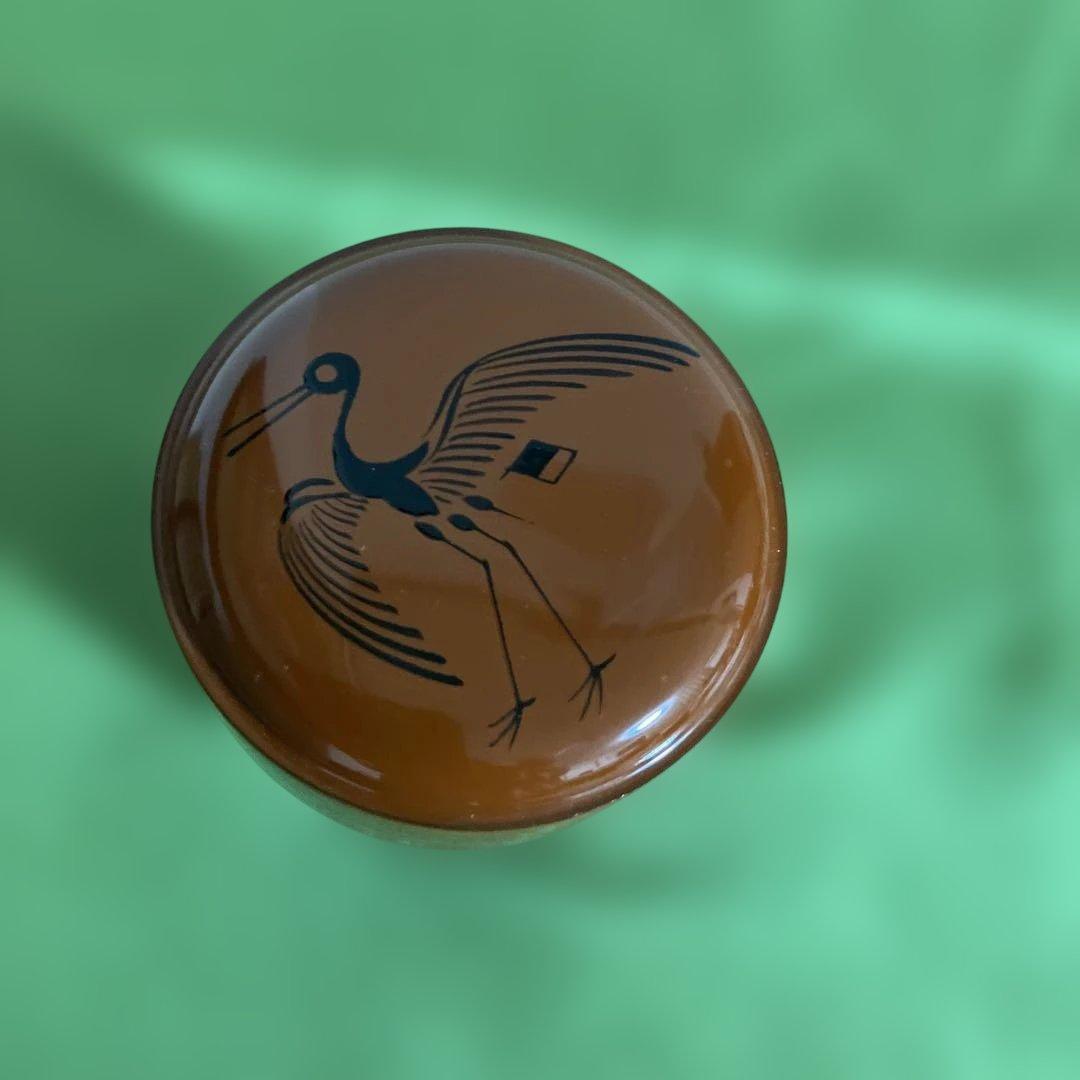 茶道具　曙棗　山中塗　倉山直彦作