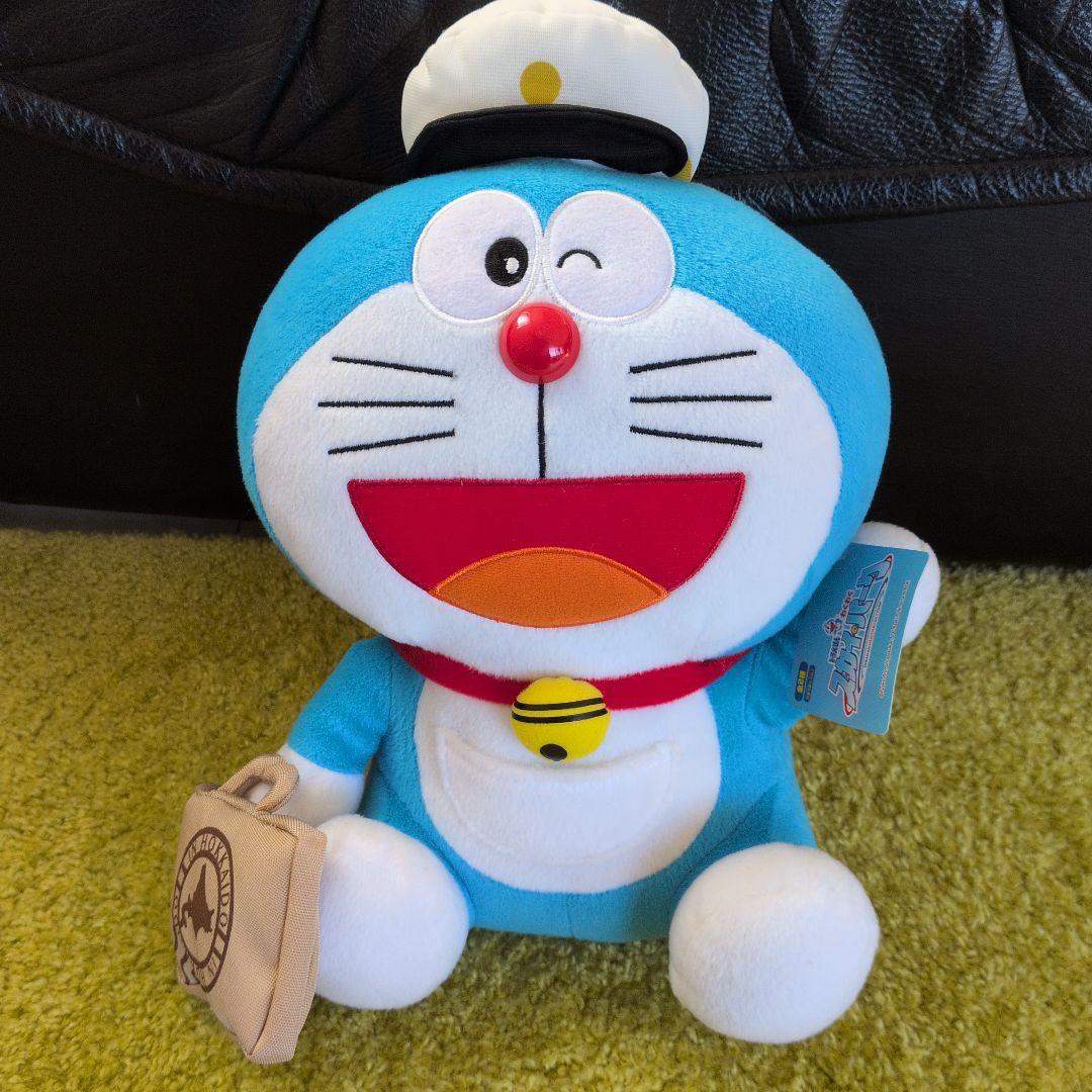 ドラえもん わくわくスカイパーク限定　SL北海道ぬいぐるみ　ドラえもん　非売品