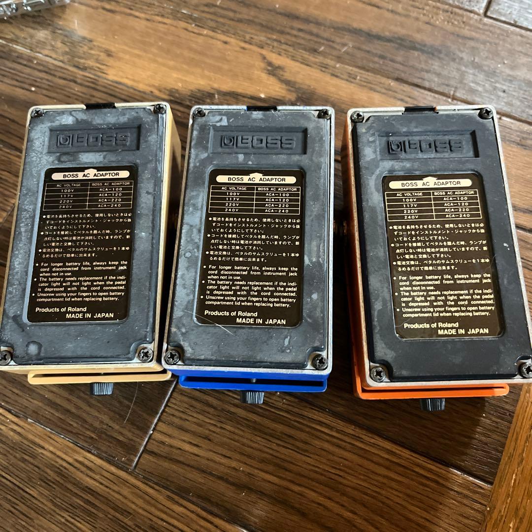BOSS ギターエフェクター 3点セット　ジャンク
