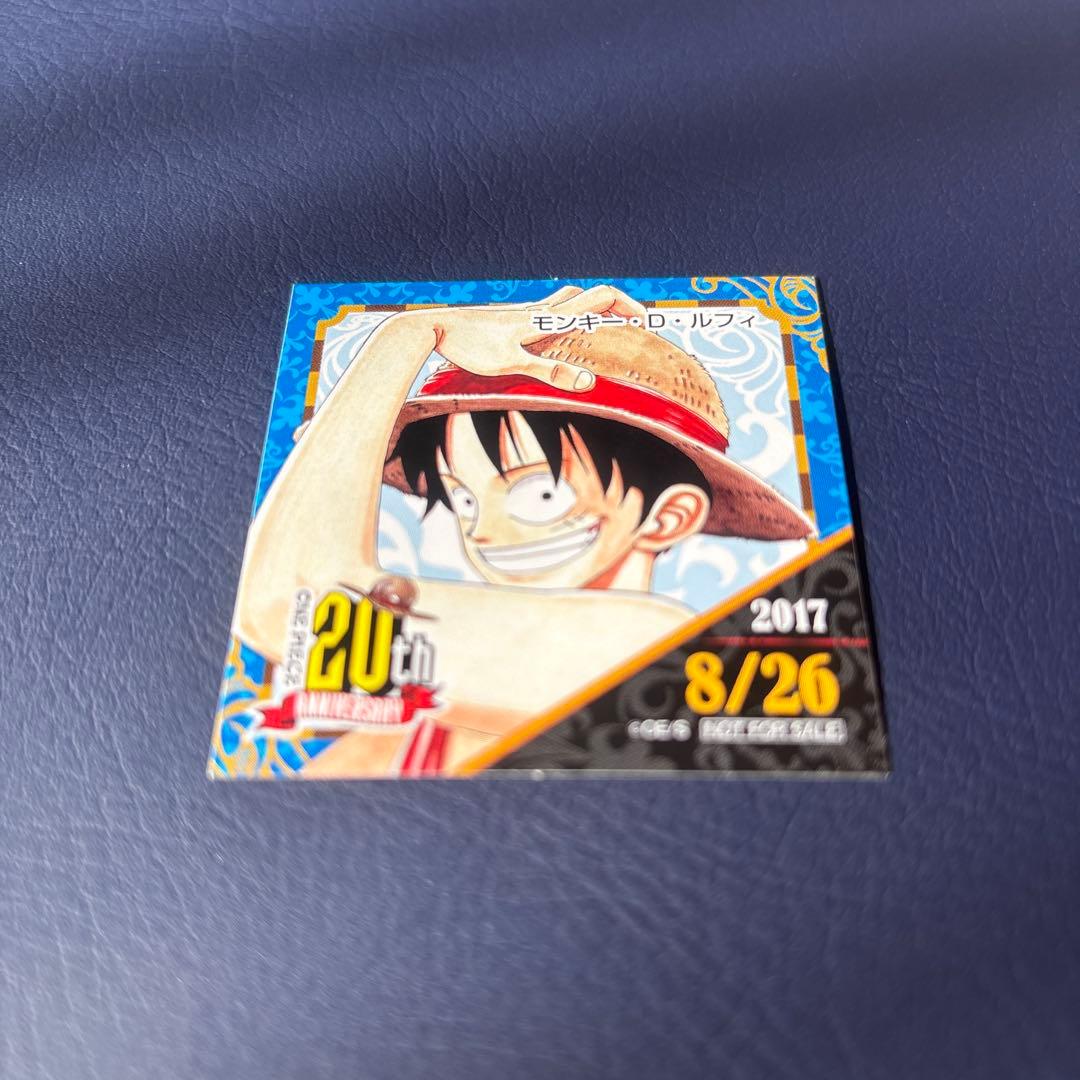 麦わらストア　365日　ステッカー　誕生日　バースデー　ルフィ　ワンピース