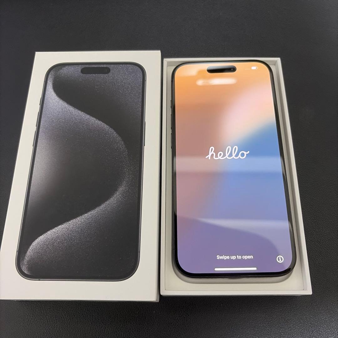 iPhone 15 Pro 256GB ブラックチタニウムSIMフリー版