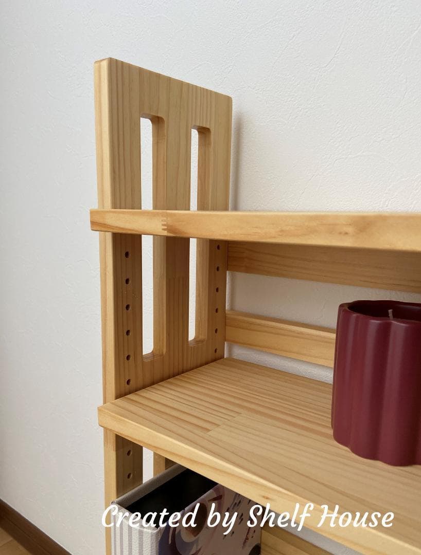 スリム収納棚 E ハンドメイド