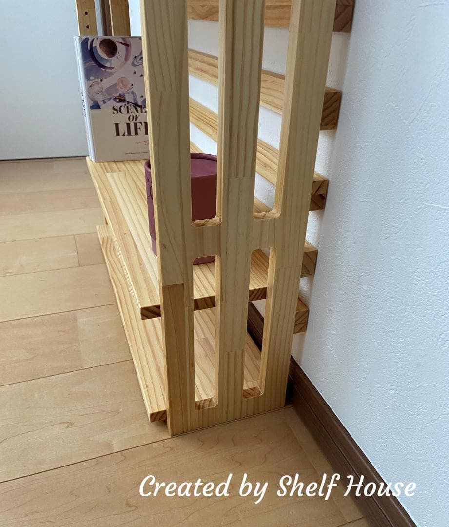 スリム収納棚 E ハンドメイド