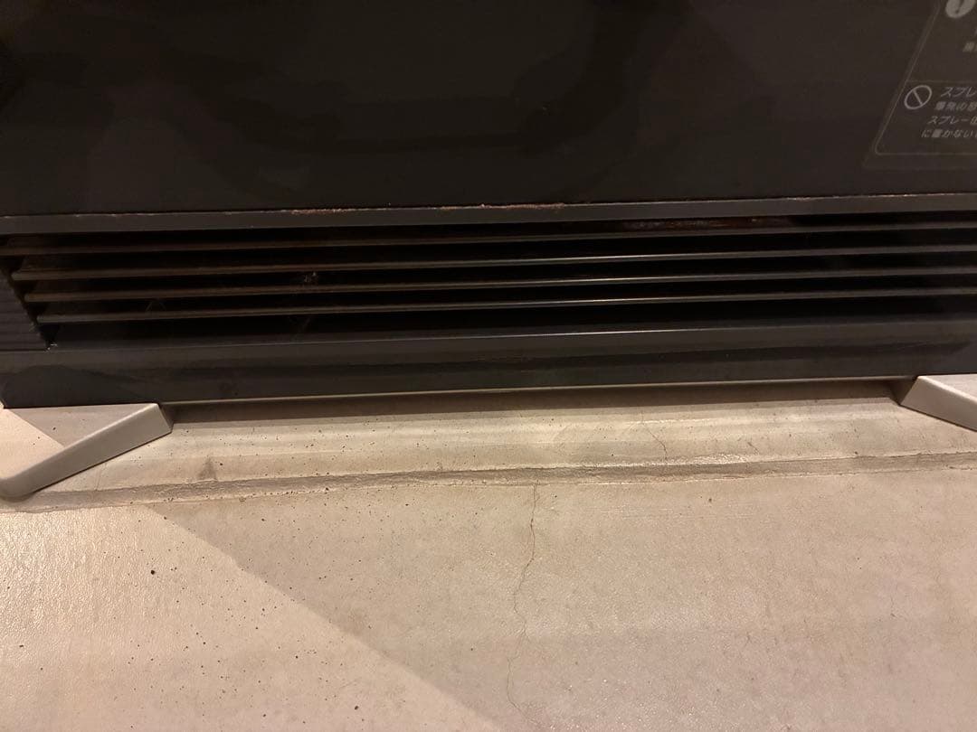 【最終お値下げ】ガラスパネル　ガスファンヒーター　ガスコード（5m）