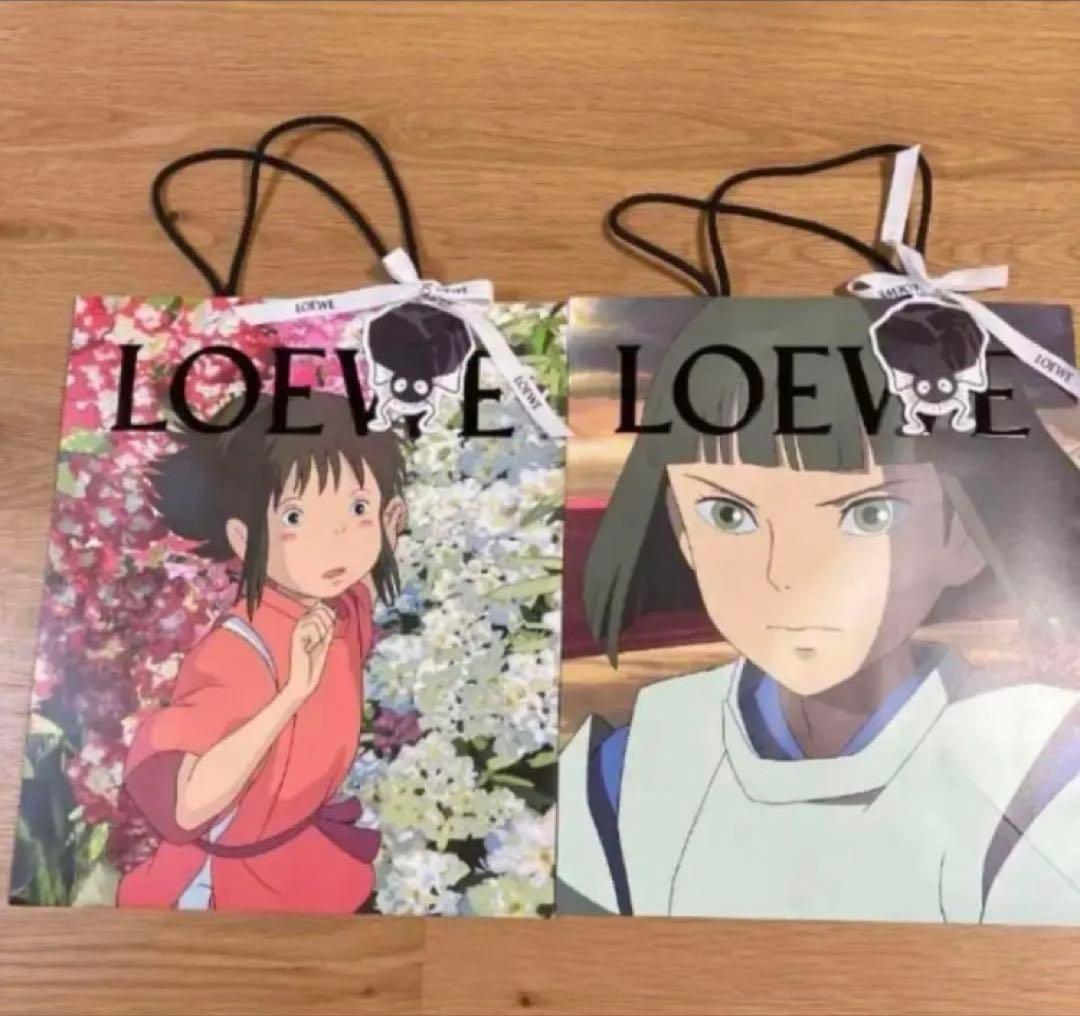 ロエベ　千と千尋の神隠し　ショップ袋