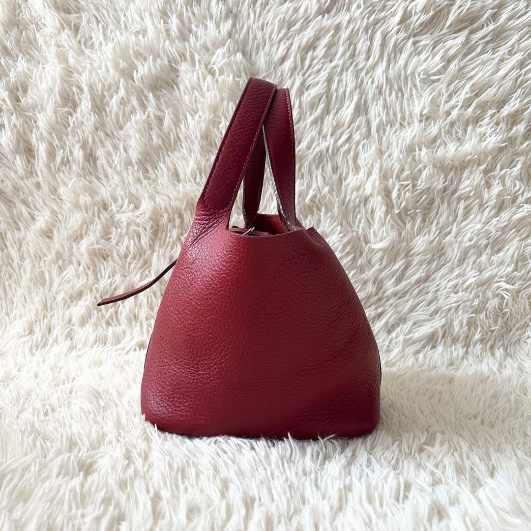 HERMES ハンドバッグ　ピコタン　PM トリヨンクレマンス　ルージュ