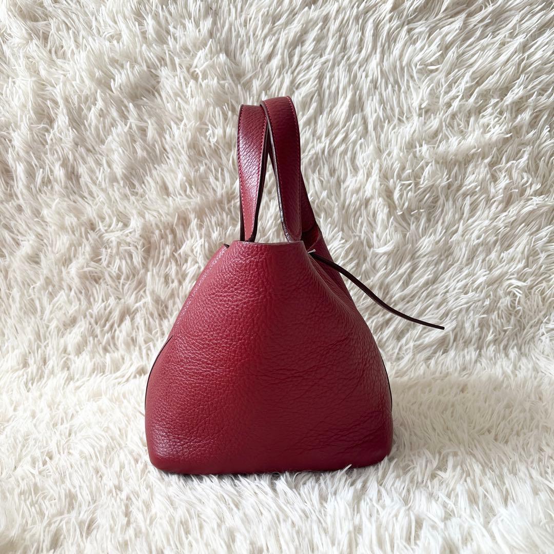 HERMES ハンドバッグ　ピコタン　PM トリヨンクレマンス　ルージュ