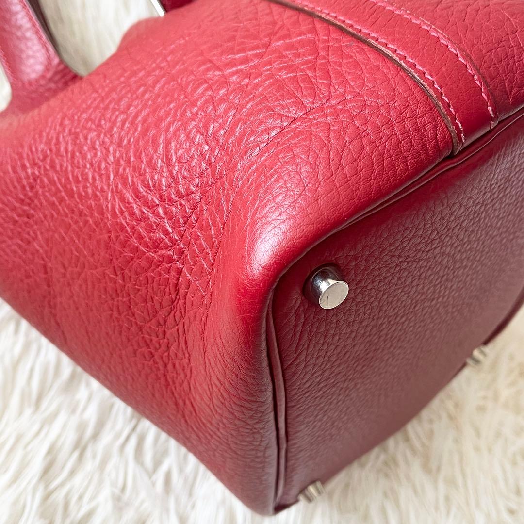 HERMES ハンドバッグ　ピコタン　PM トリヨンクレマンス　ルージュ