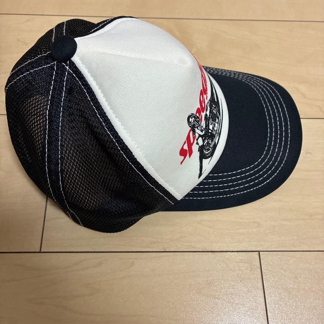 Hystericglamour speedster キャップ ホワイト/ブラック