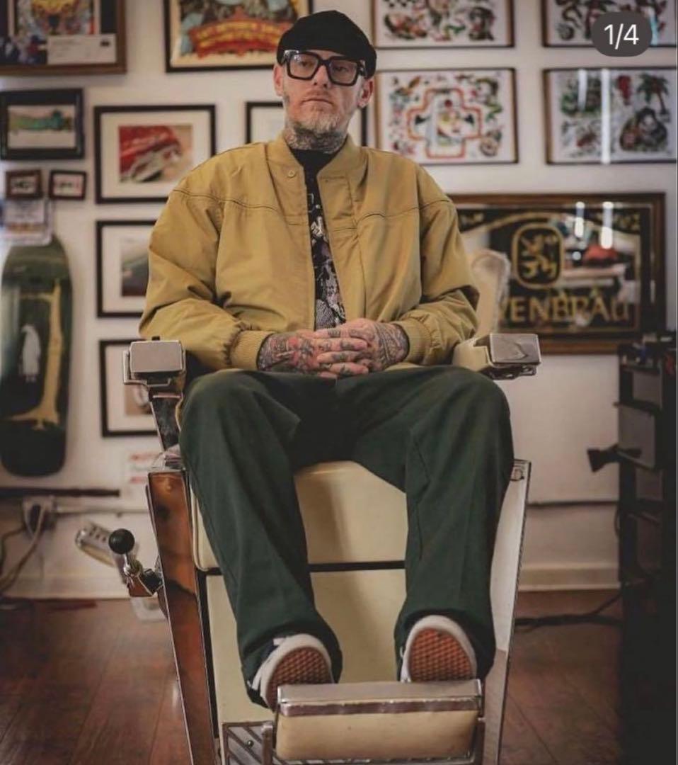 極美品 ダービーオブサンフランシスコ ダービージャケット カーキ　Ｌ