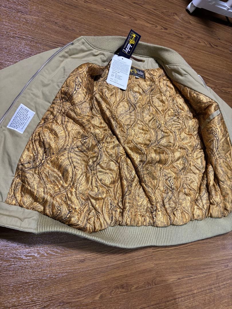 極美品 ダービーオブサンフランシスコ ダービージャケット カーキ　Ｌ