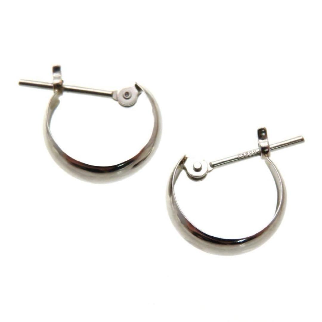 Pt900 プラチナ900 地金 フープピアス 3×10 プラチナフープピアス