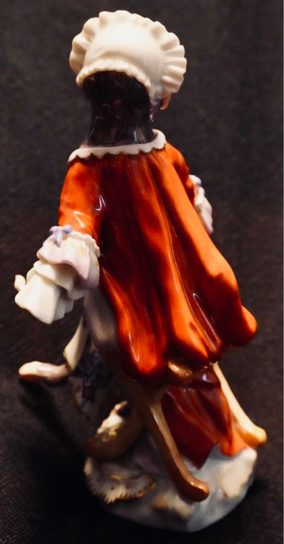 【美品 】マイセン 猿の楽団 コーラス 赤茶色 1級品