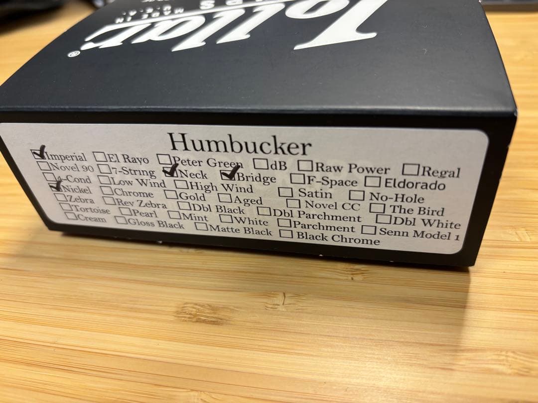 Lollar Imperial standard セット　ニッケルカバード