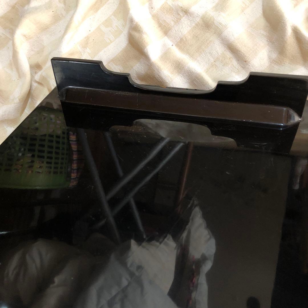 漆　蒔絵　お盆　アンティーク　梅と松