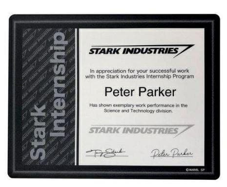 スターク・インダストリーズ　ＴシャツサイズＬ セット（非売品ノベルティ付）