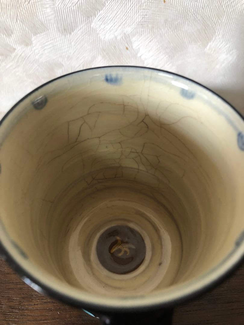 欠け有りスナフジタ（フジタチサト）サル山マグカップ