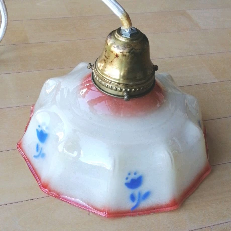 アンティーク　ランプ　シェード