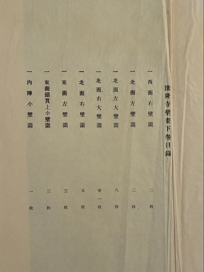 『法隆寺壁畫』 古書