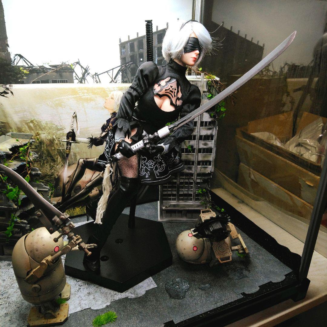 ジオラマ風 NieR:Automata ヨルハ2号B型 ドール フィギュア