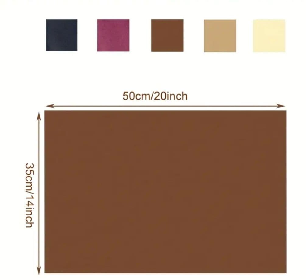 No.20　薄葉紙　茶系　5色×各5枚　計25枚