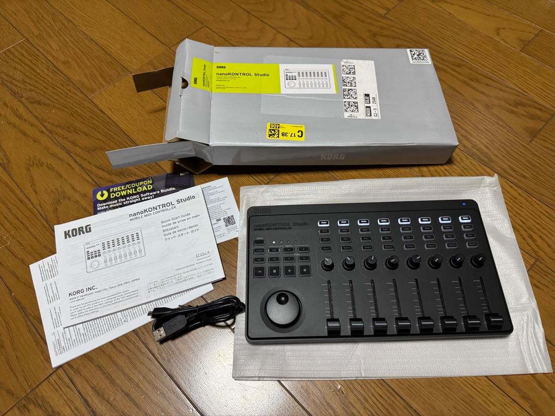 DTM・DAW korg nanokontrol studio