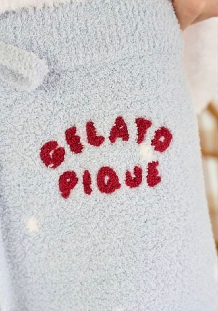 ジェラートピケ スキーベアジャガードロングパンツ