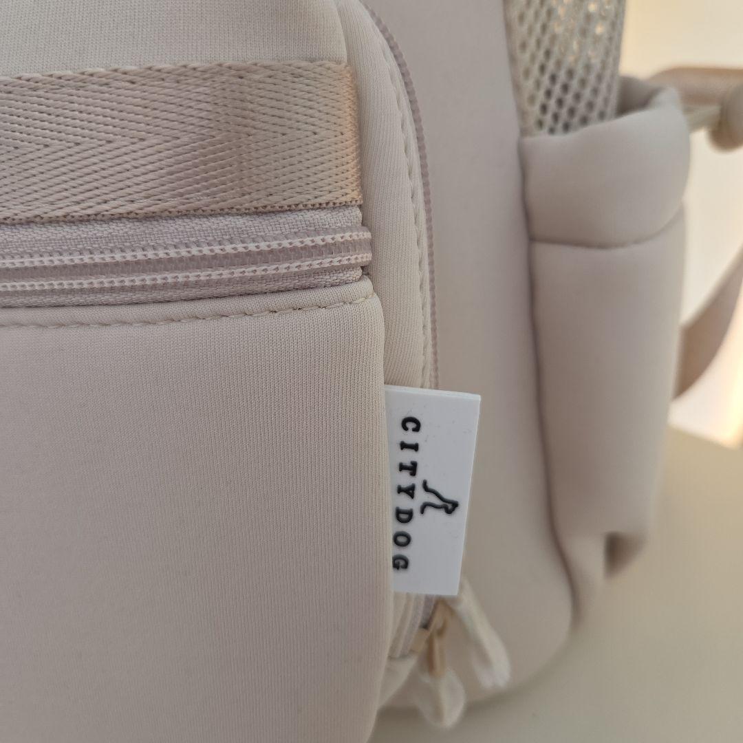 citydog シティドックネオプレーンバックパックキャリー オフホワイト　S